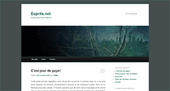 Desktop Screenshot of esprits.net